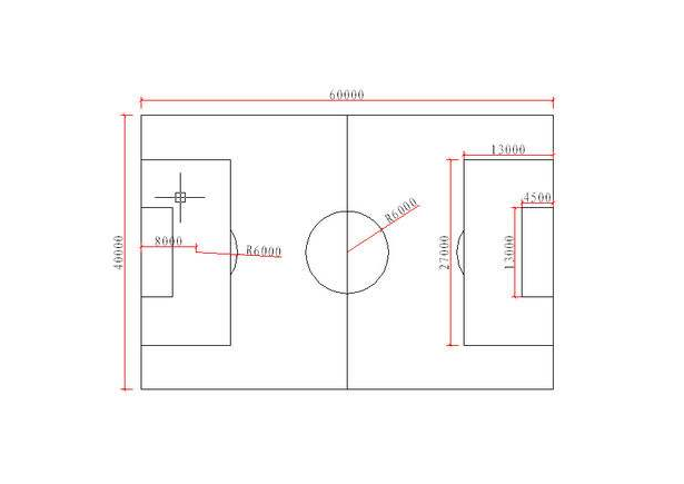 七人制足球场尺寸图