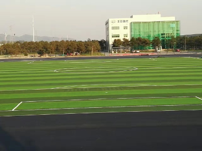 北京现代技术中心人造草坪足球场完美竣工