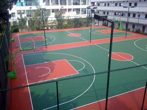 硅pu篮球场
